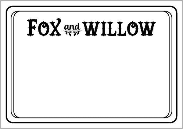 Fox & Willow 3 Bookplate