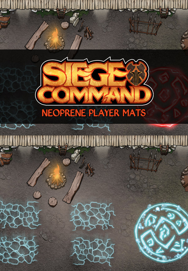 Kinterlands: Siege Command Neoprene Player Mats (x2)