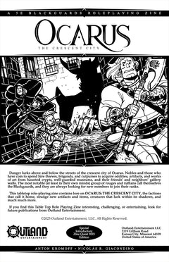 Ocarus: The Crescent City: A 5E Blackguards RPG Zine – Outland